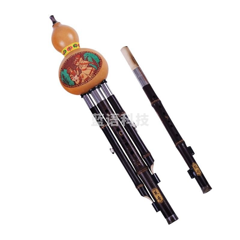 奇宝居 双调葫芦丝乐器 民族乐器云南名族专业演奏葫芦丝C调+降B调 G调+F调