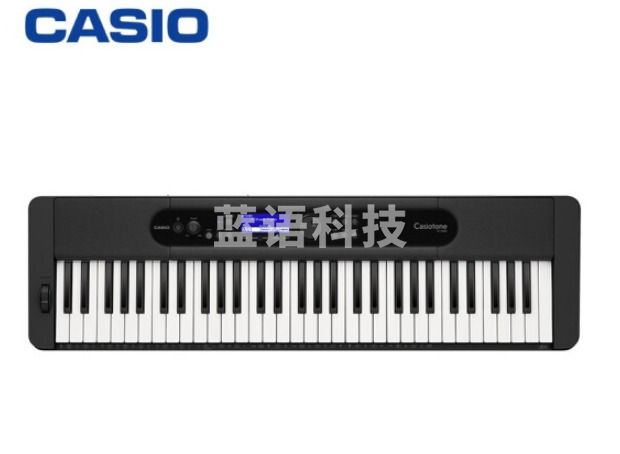 卡西欧（CASIO）电子琴CT-S400BK力度感应键盘专业演奏教学娱乐61键智能电子琴