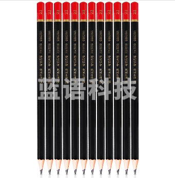 得力（deli）58119-2B考试铅笔(红)(12支/盒)（单位：盒）