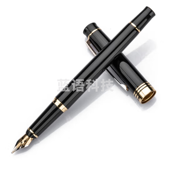英雄 755 0.5mm钢笔 黑色 铱金钢笔墨水笔明尖