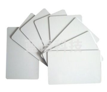 考勤机打卡机消费感应IC卡IC薄卡考勤卡智能门禁卡白卡 标准色 一张