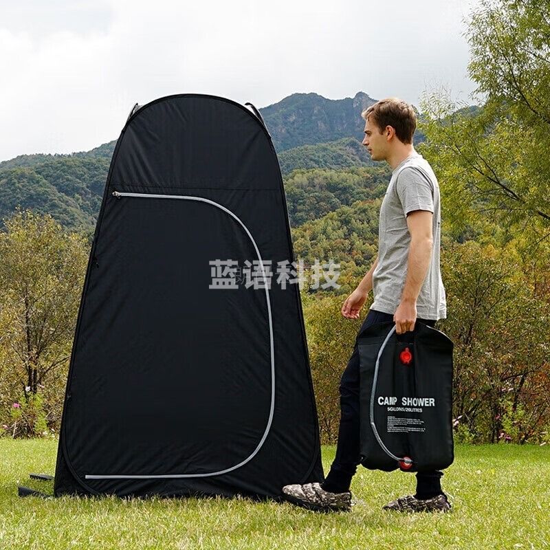 KingCamp淋浴帐 户外露营洗澡帐篷便携式摄影更衣帐钓鱼帐室外移动厕所家用保暖淋浴帐 免搭建KT4015