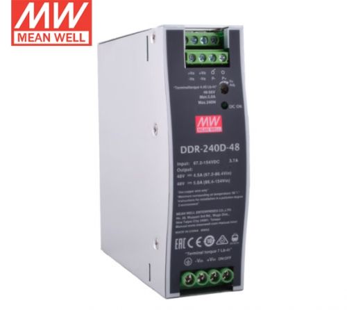 明纬（MEANWELL）DDR-240D-48 明纬DDR直流转直流 明纬电源 5A 48v