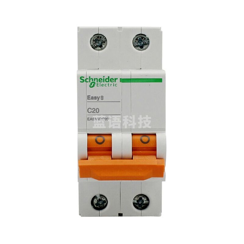 施耐德电气（Schneider Electric）家用微型断路器 空气开关 双进双出双极空开 2P C20A EA9系列EA9AN2C20R