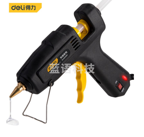 得力DL402060 家用热胶枪热熔胶枪手工DIY制作工具黑色 60w