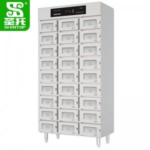 圣托（Shentop） DAD01 27格独立室消毒柜 大型304不锈钢格子保洁柜 单位员工消毒碗柜