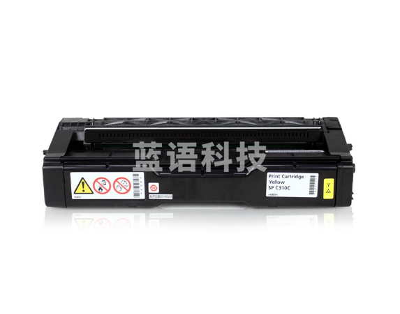 理光（Ricoh）SPC310C 原装墨粉盒碳粉 适用SPC340DN 1支装 可打印约2800页 SPC310C 黄色