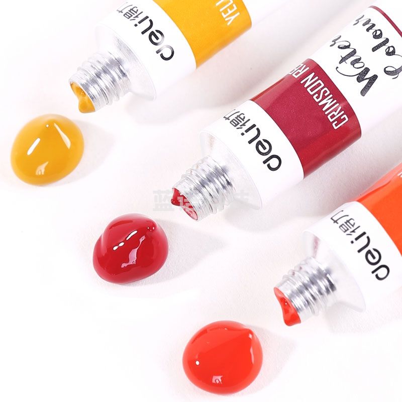 得力（deli）73851 美术绘画水彩颜料 18色盒装