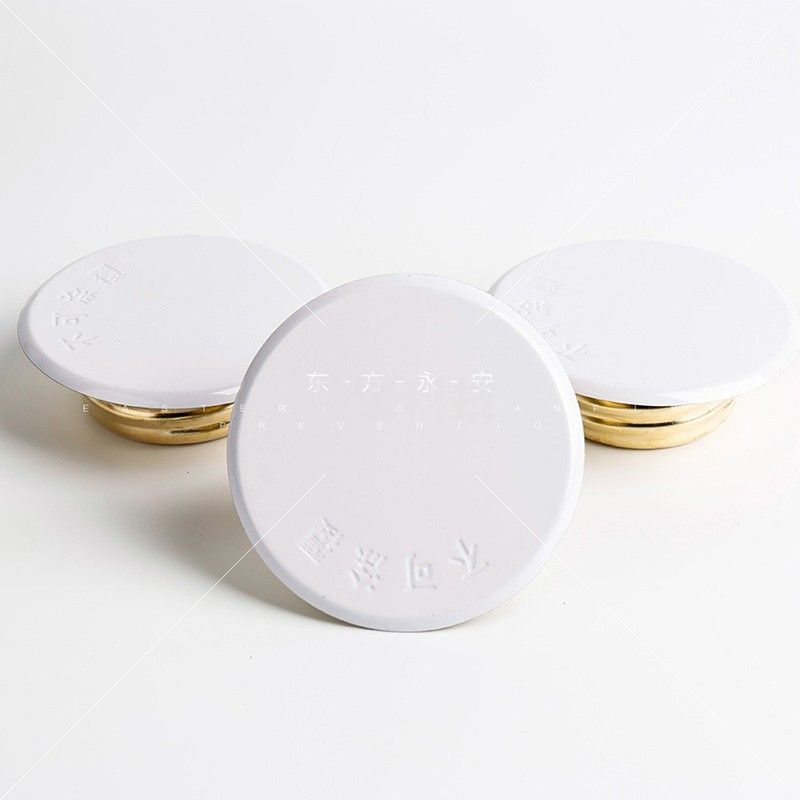 隐喷喷淋头消防自动喷淋系统受热脱落精准螺纹隐蔽喷淋头盖 装饰盖-隐喷盖（铜