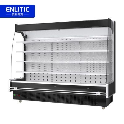 英利蒂克 Enlitic FMG4000F 风幕展示柜 蔬菜水果保鲜风冷柜 冷藏柜 商用柜 4.0米【高端风冷款】分体机