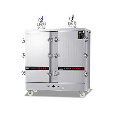 麦大厨 MDC-RM-GYR-36 高原蒸柜商用蒸饭柜食堂厨房大容量电蒸箱蒸包蒸饭燃气蒸柜36盘0.04Mpa