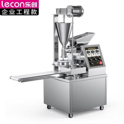 乐创 lecon LC-BZ160I 商用包子机 500-3600个-h仿手工包子一体机 双斗输馅