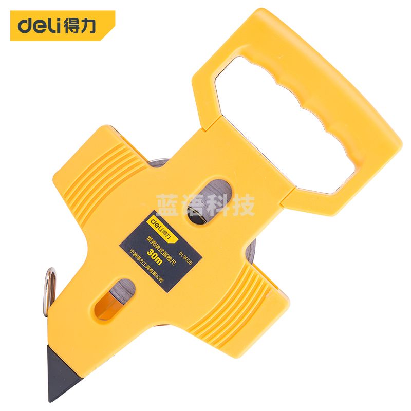 得力DL9030 塑壳架式钢卷尺30mx12.5mm