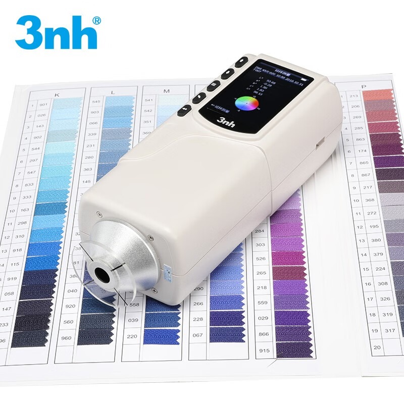 3nh三恩时高精度色差仪20MM大口径色差仪NR20XE服装纺织纹路面料蔬菜肉类颜色检测测色仪