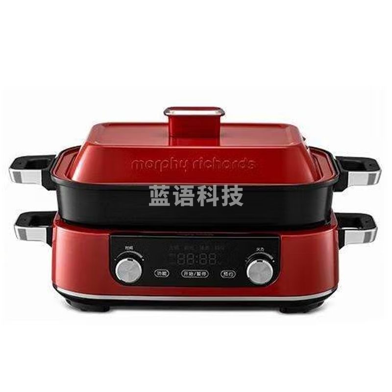 摩飞电器 MR9099 多功能锅 5L 英石红 (单位：个)