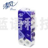 清风 原木有芯卷筒纸 B22AA5 3层 110*100mm*275段 10卷*10提