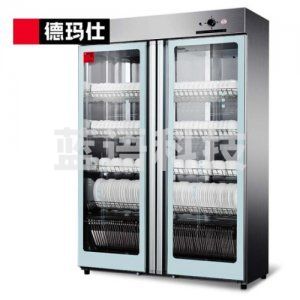 德玛仕 DEMASHI GPR910A-1 消毒柜 商用 立式双开门厨房餐具消毒碗柜大型不锈钢大容量保洁柜 710L不锈钢定时