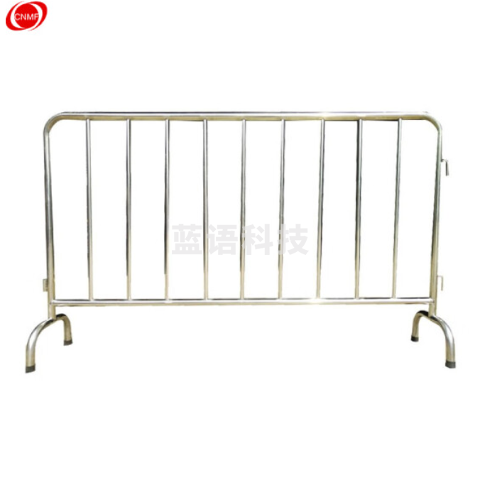 不锈钢铁马护栏防护栏道路护栏 38*22管 9支管 1.2x2米
