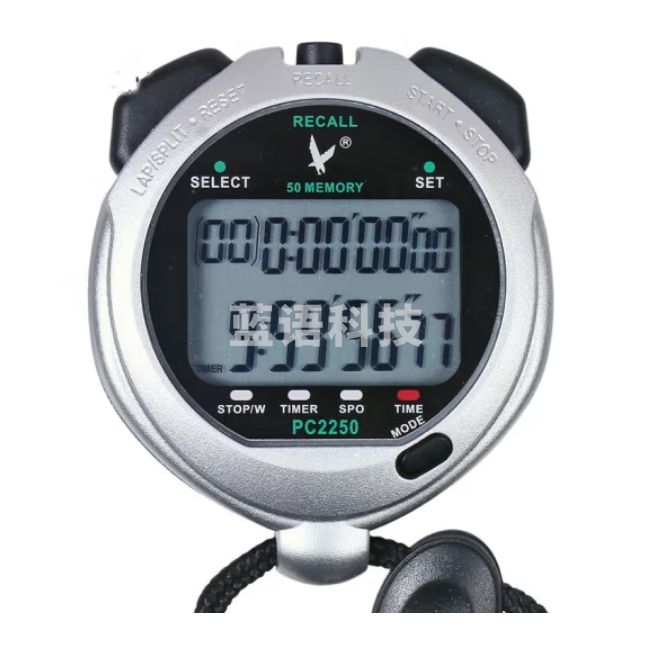 天福 电子秒表 双排30道电子记忆计时秒表PC2230