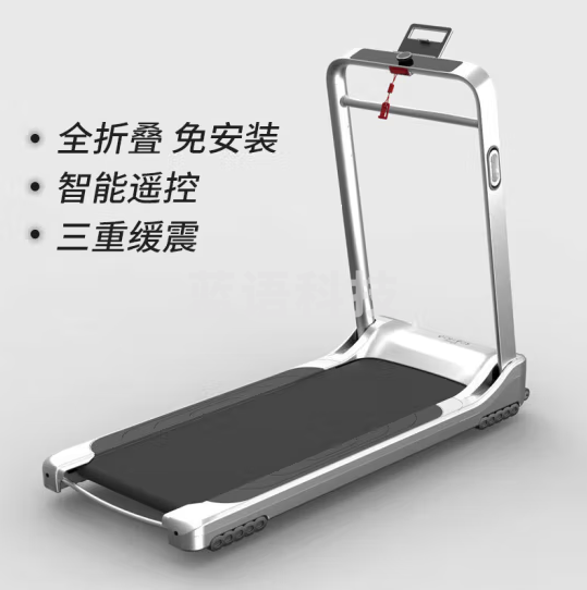 迪卡侬迪卡侬智能跑步机T100S家用款折叠电动健身FICQ 太空银4175291