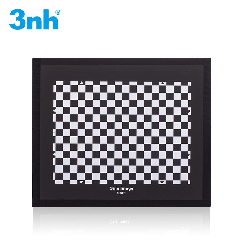 3nh赛麦吉高精度棋盘测试图卡YE006反射卡A360黑白棋盘畸变卡几何相机标定板chart可定制