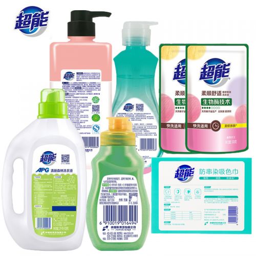 超能 家庭衣物清洁组合 5218g+30片