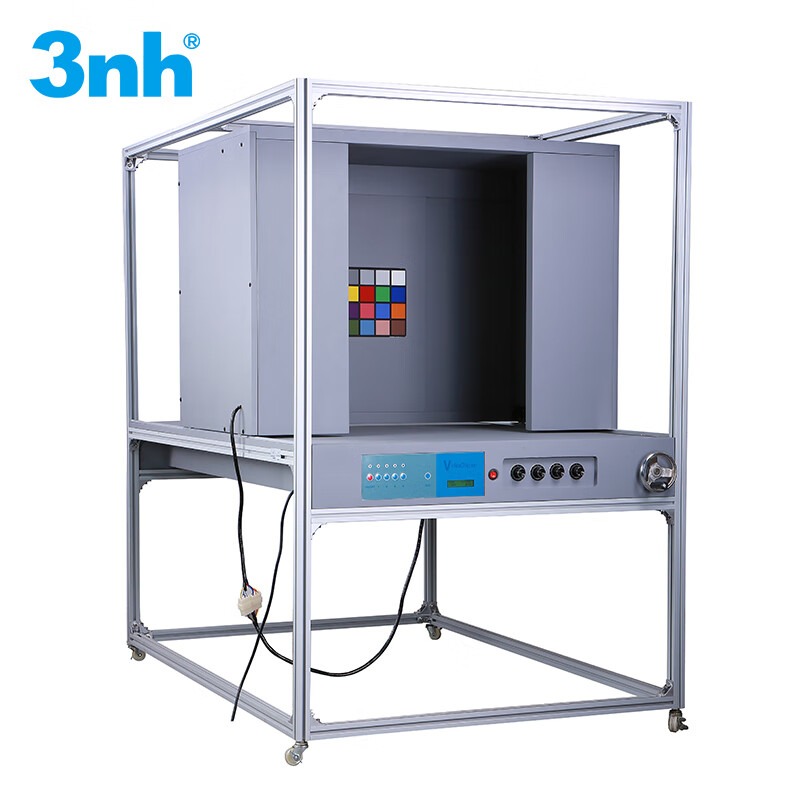 3nh三恩时摄像头镜头照度可调测试灯箱VC-2天友利四色温光学影像LED反射式光源箱卧式