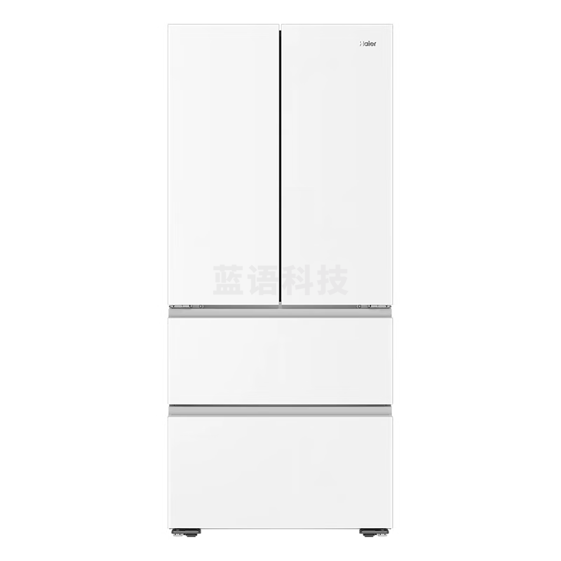 海尔（Haier）小红花483升法式多门594mm超薄零嵌干湿分储EPP一级能效 电冰箱BCD-483WGHFDB9W1U1