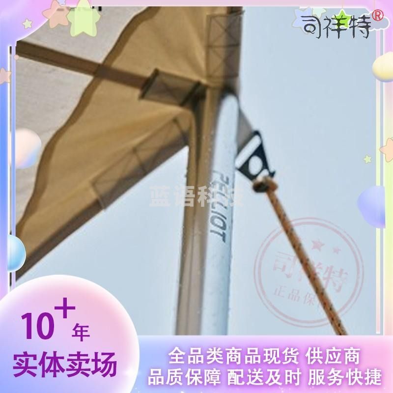 伯希和天幕杆户外露营铝合金天幕支撑杆帐篷门厅加长支架轻量化 白金色-2.4m
