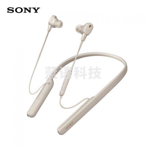 索尼（SONY）WI-1000XM2 颈挂式无线蓝牙耳机 高音质降噪耳麦主动降噪 入耳式手机通话 铂金银