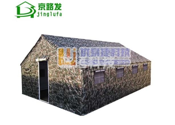 京路发  大型指挥野营野战厕所帐篷迷彩帐篷 J3型5*10米