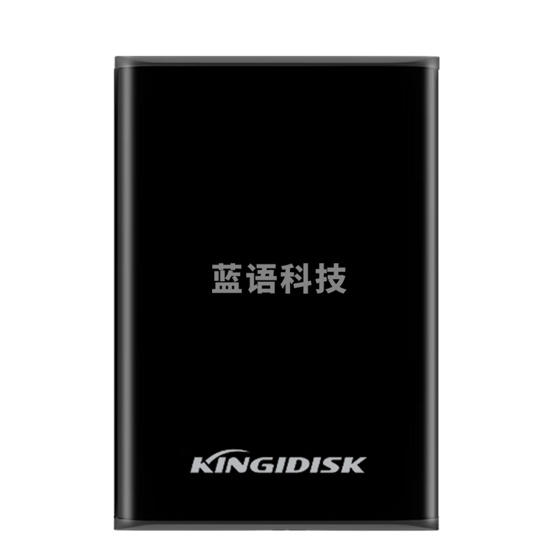黑甲虫 (KINGIDISK) 1TB USB3.0 移动硬盘 SLIM系列 2.5英寸 子夜黑 9.5mm金属纤薄 抗震抗压 SLIM100