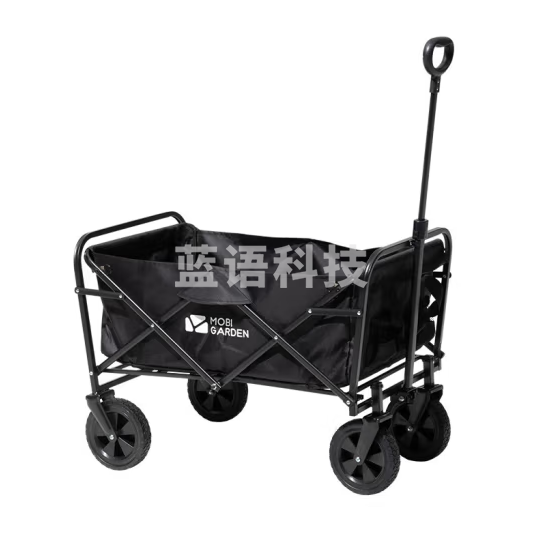 牧高笛（MOBIGARDEN）户外露营便携大容量小拖车折叠营地车星际 NX20671010 夜幕黑