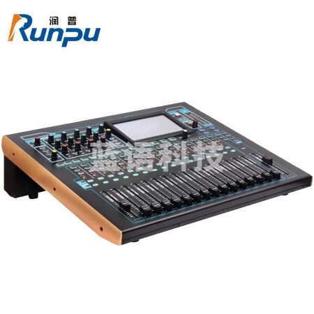 润普（Runpu）国产化全数字专业调音台24路内置声卡带电脑远程控制功能触摸屏支持多轨录音脚踏开关RP-STV24