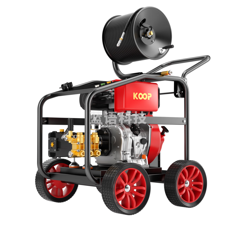 荣事达(Royalstar)燃油高压管道疏通清洗机 管道清洗机力帆192大功率下水管道清洗机水老鼠管道排污设备 汽油单缸 250kg 50L水流