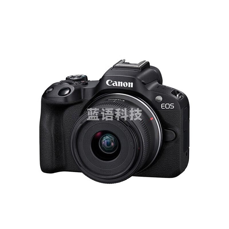 佳能(Canon)EOS R50  多种智能化自动拍摄功能 RF-S18-45镜头 微单数码套机64G内存卡 黑色