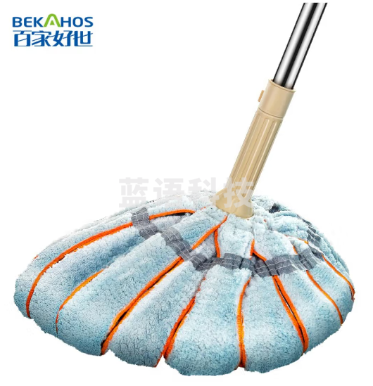 百家好世懒人必卡锁拧水拖把免手洗擦地家用一拖净托把吸水墩布拖布