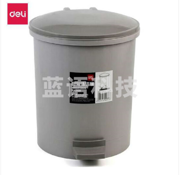 得力959 22cm圆形清洁桶(灰)