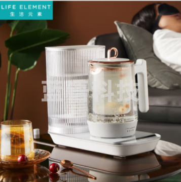 生活元素(LIFE ELEMENT)台式净水机加热净水器净饮一体机养生壶加热二合一免安装上水烧水壶迷你茶吧机I168