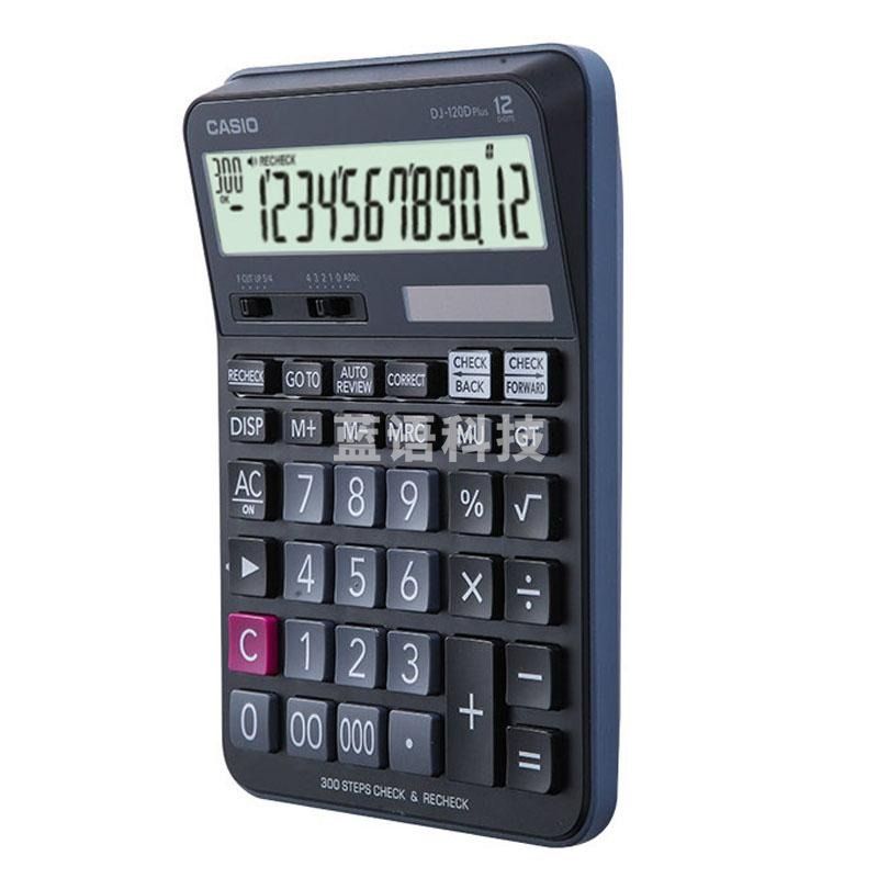1100201189EA 卡西欧 DJ-120D Plus 百步回查计算器