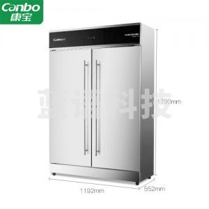 康宝 Canbo XDR660-F5A 660L立式商用 大容量双门不锈钢高温 660L酒店饭店食堂消毒碗柜
