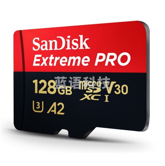 闪迪（SanDisk）128GB TF（MicroSD）存储卡U3 C10 V30 A2 4K 至尊超极速移动版内存卡 SDSQXCY-128G-ZN6MA 读速170MB/s