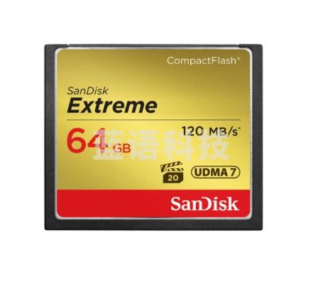 闪迪（SanDisk）64GB CF(CompactFlash)存储卡 中高端单反相机内存卡 UDMA7 至尊极速版 读速120MB/s  SDCFXSB-064G-Z46