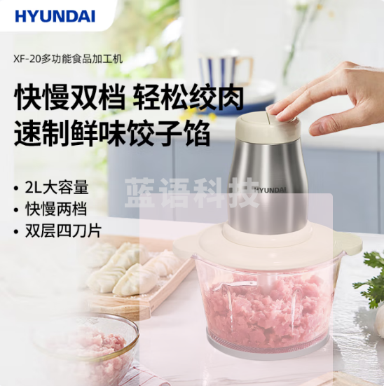 HYUNDAI XF-20多功能食品加工机(绞肉机)
