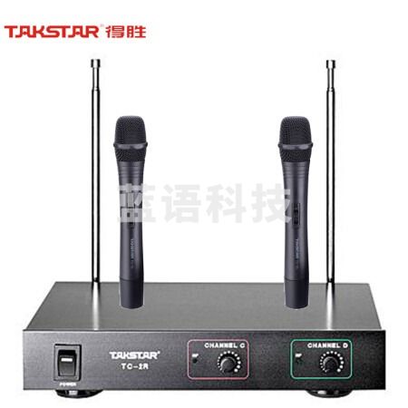 得胜（TAKSTAR）TC-2R（2TD）无线话筒一拖二 手持麦克风 专业演出会议主持话筒 舞台KTV演出桌面防啸叫  jcyd-240324165136