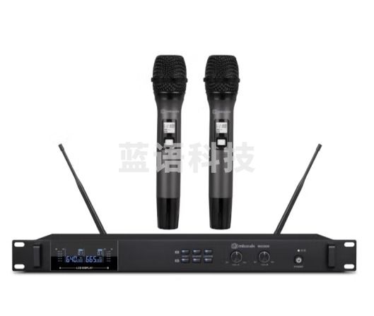 麦谷Micgrain MG2920无线一拖二会议鹅颈麦克风 会议室录播演讲 方咪杆圆咪杆 短咪杆话筒 MG2920手持（可选长杆、领夹、头戴式，下单请备注）