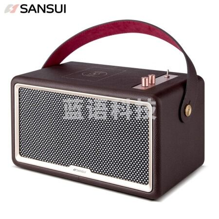 山水（SANSUI）Q11 复古无线蓝牙桌面电脑音箱家用大音量重低音户外便携手提移动式音响