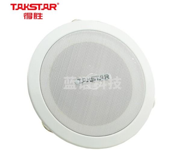 得胜  (TAKSTAR)EBS-6C 天花吸顶喇叭 广播系统 安装方便背景音乐播放音响音箱TJRRSFYJD2023022016434414