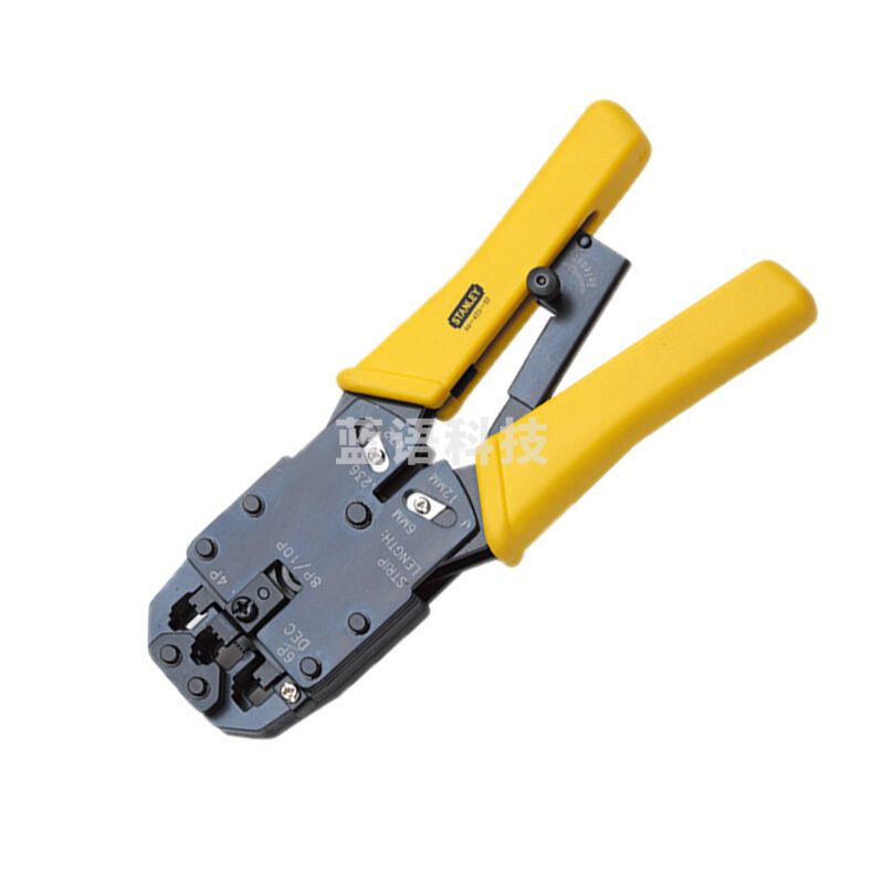 史丹利(Stanley) 电讯接头压接钳4P/6P/8P 200mm 84-473-22