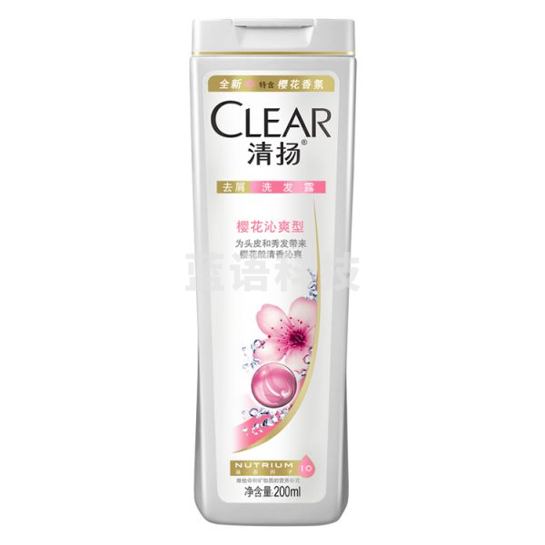 清扬女士樱花沁爽型去屑洗发露200ml
